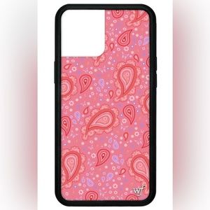 IPhone 11 Wildflower “Strawberry Paisley” case 💗